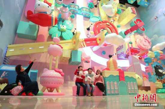 全球唯一Hello Kitty上海滩主题馆启幕
