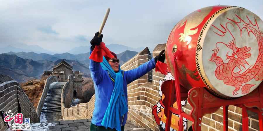 金山岭长城过大年 独享震撼人心的水墨丹青