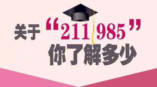 985 211是什么意思（中国958、211大学名单）