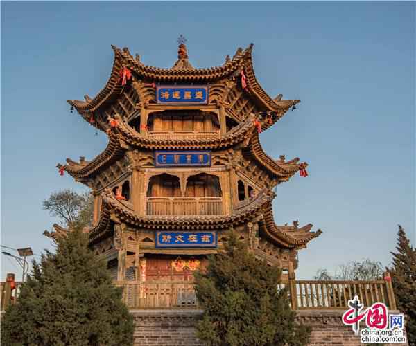 甘肃民乐：魁星一楼昭日月 武运昌盛冠古今
