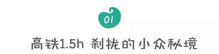 5.1高铁直达超小众目的地！吸氧赏花逛古镇