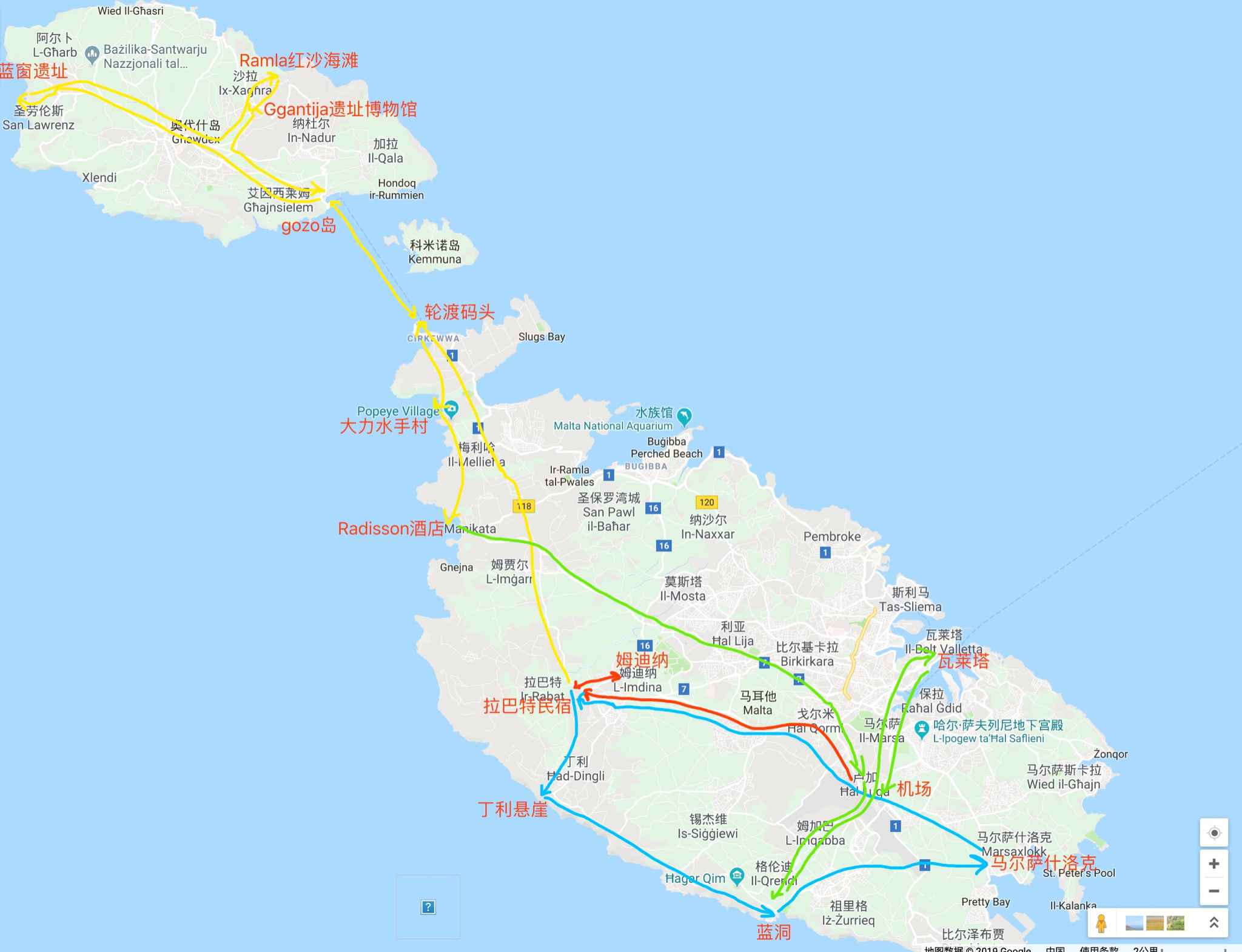 马耳他，两岛深度自驾,马耳他自助游攻略