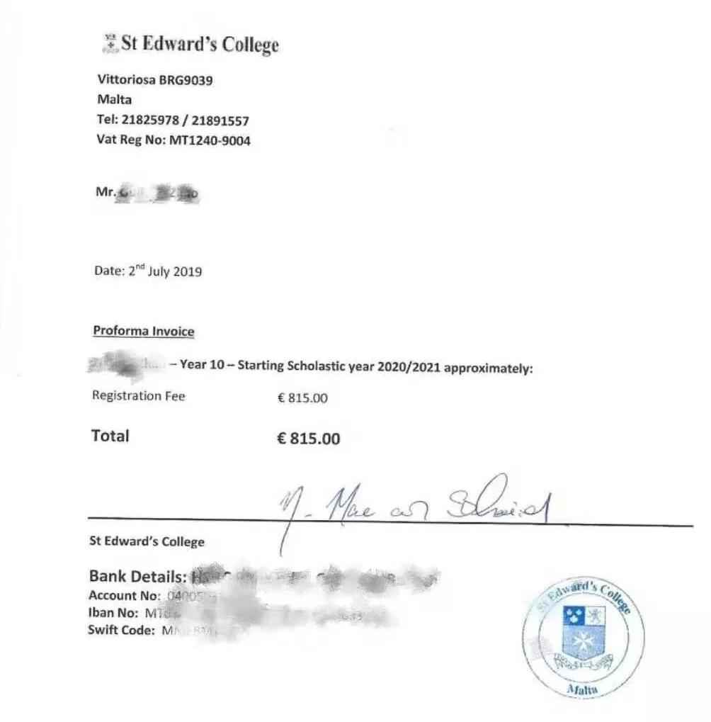 不用买学位房,女儿收到马耳他圣爱德华学院录
