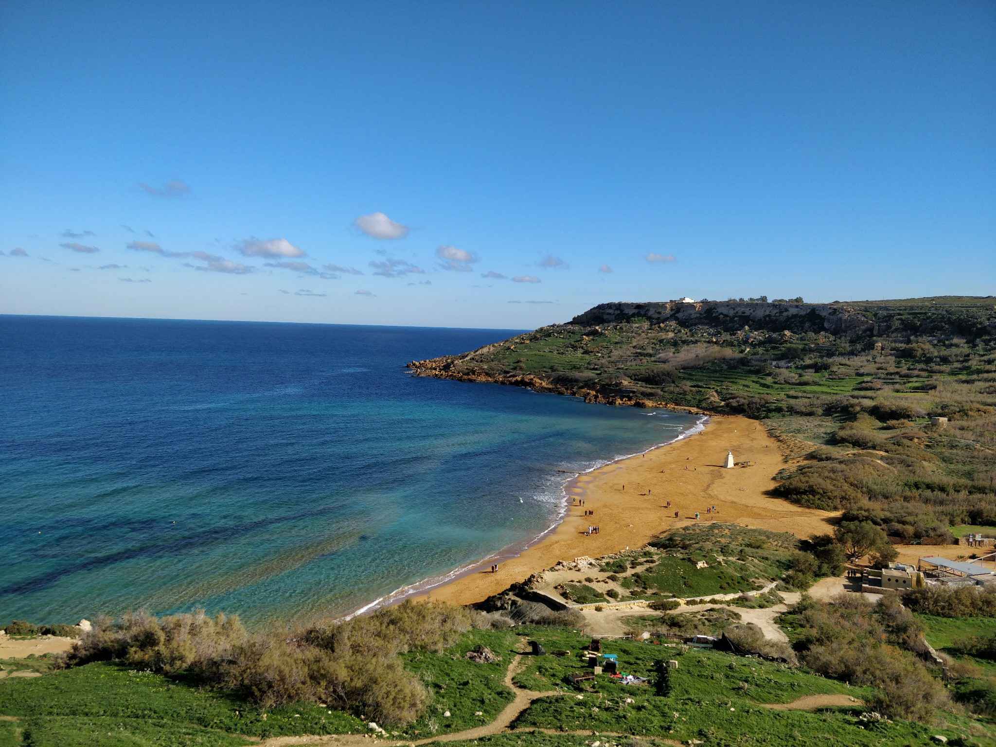 前面是一座岛，灯火通明: 海之角 马耳他 (Malta