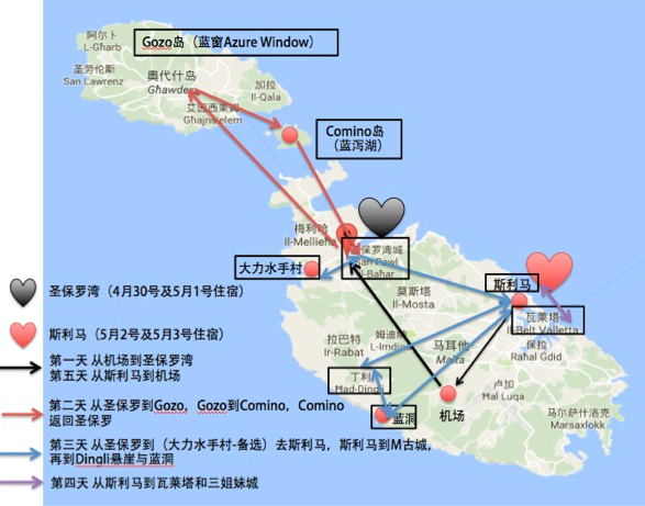 地中海小岛国马耳他:蓝与黄,海与城,一切在